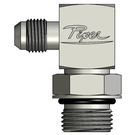 Piper Male JIC to Male O-Ring Boss Adjustable 90 Degree Elbow 3/8in. Male JIC-5/8in. Male O-Ring Boss 0790-06-10