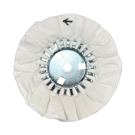 Renegade Products Usa 10" N5 Predator Airway Buffing Wheels, 20-Ply, White Flannel, Removable Center Plate FAW10X3X5/8N5-20PDF