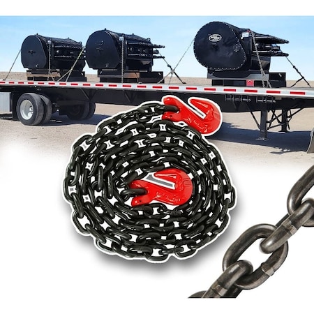 Mytee Products G80 Alloy Tow & Binder Lashing Chain 1/2in x 20ft, 12,000 lbs WLL CH1220-G80