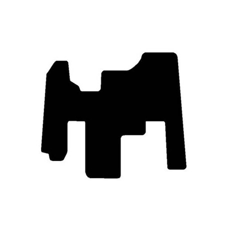 Replacement For Peterbilt 357 Year 1987 Black Front Floor Mats