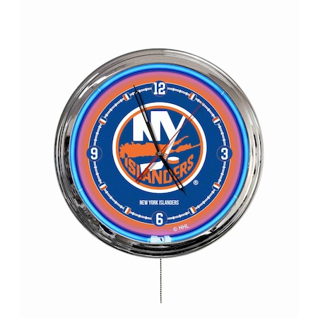 Holland Bar Stool New York Islanders 16 LED Wall Clock ClkL16