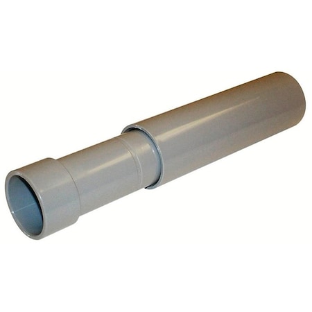 Carlon Conduit Fitting Coupling, 2-1/2 INCH, PVC, PVC Coated, Gray E945K-CAR