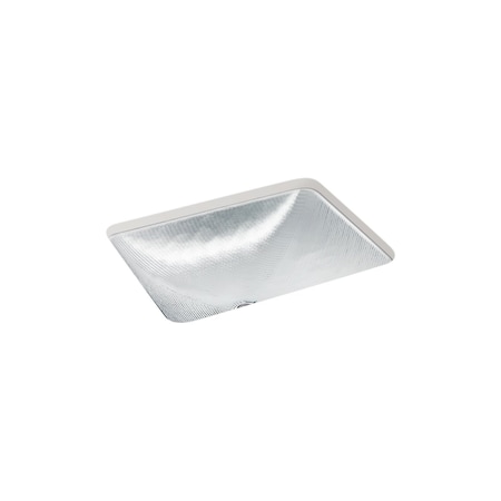 Kohler Yepsen 20" rectangular undermount bathroom sink, no overflow 28823-B11