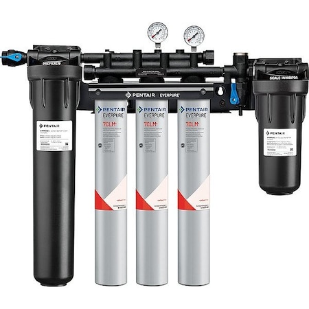 Pentair Everpure Water Filtration System, 3/4 in, FNPT EV977133 -75
