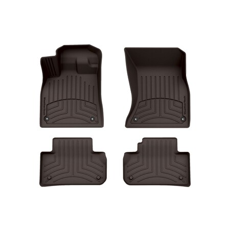Weathertech Cocoa, Front and Rear FloorLiner HP 471146-1-2IM