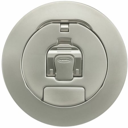 Hubbell Wiring Device-Kellems Electrical Box Cover, Round, Cast Aluminum S1R4CVRNKL