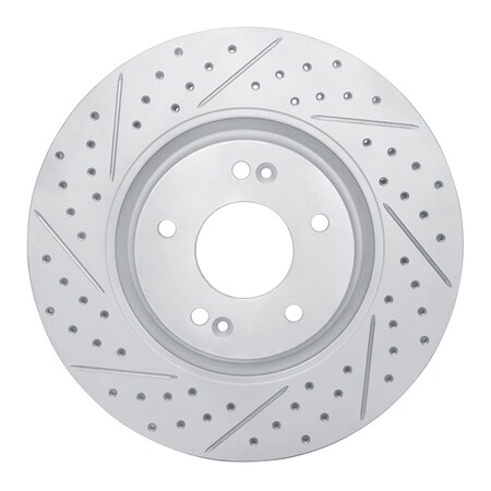 Dynamic Friction Co DFC Geoperformance Rotor - Drilled and Slotted 830-03003L