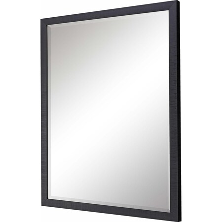 Homeroots 39" Black Framed Accent Mirror 632810