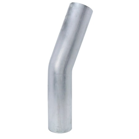 Hps Performance 4-1/2 in OD x 6 in CLR, 20 Degree Aluminum Elbow Tubing, Mill Finish AT20-450-CLR-6