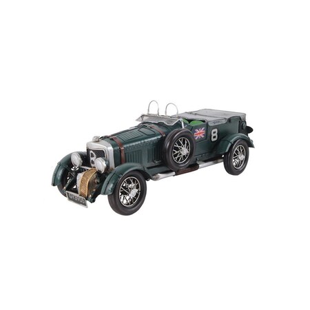 Homeroots c1930 Bently Blower British Race Car Model Sculpture 401143