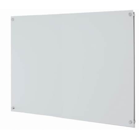 Aarco ClearVision Elegant Stand-Off Mounting Glass Markerboards 6mm Non-Mag 36"x48" 6WGB3648
