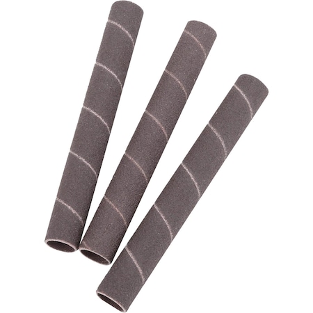 Grizzly 1/2" Dia. x 4-1/2" A/O Hard Sanding Sleeve, 80 Grit, 3PK H5431