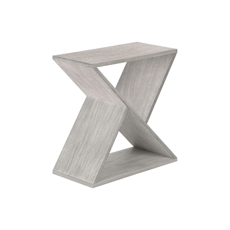 Monarch Specialties Rectangle Narrow Accent Side Table, 24.25 in W, 24 in L, 11.75 in H I 3980