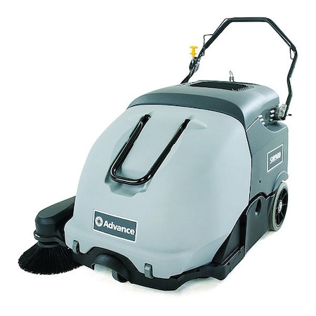 Nilfisk Walk-Behind Sweeper, 55 in L, Plastic SW900