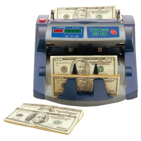 Accubanker BillCounter, Blue, 6-11/16inH, 10-13/16inW AB1100