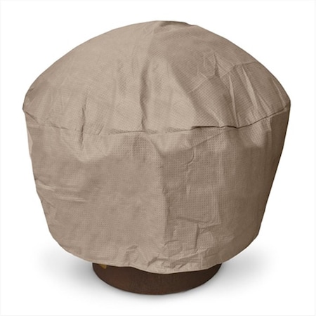 Koverroos III Medium Firepit Cover- Taupe - 35 Dia x 16 H in. 33066