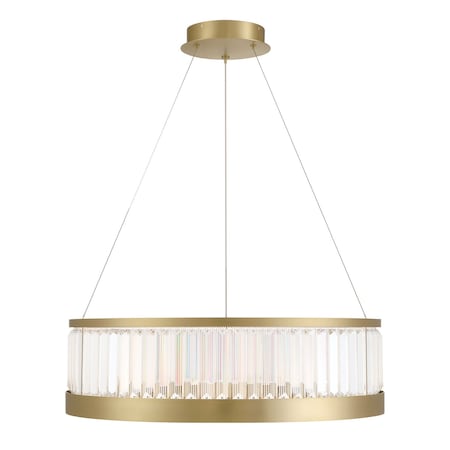 Euf Empra, Chandelier, 30", Gold, Clear Crystal 49352-016