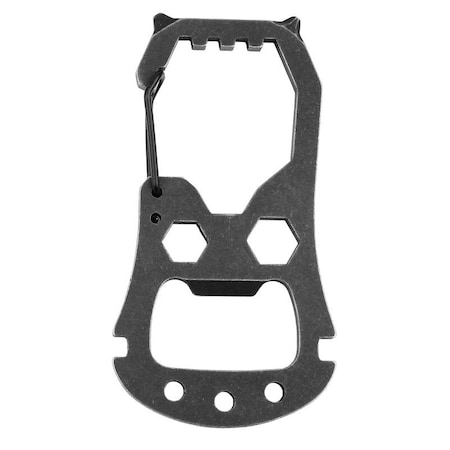 Hy-Ko Key Chain Tool with Clip, Stainless Steel Case KC622