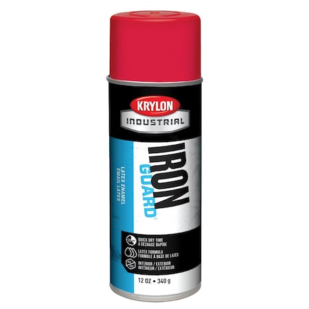 Krylon ECO-GUARD SOLVENT BASED LATEX ENAMEL SPRAY PAINT, 16 OZ CONTAINER, LIQUID FORM K07901000
