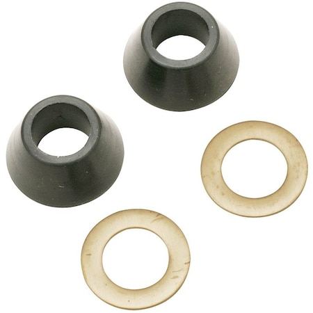 Plumb Pak Cone Washer and Ring, 7/16 in ID x 5/8 in OD Dia, For: Faucet or Ballcock Nut PP810-32