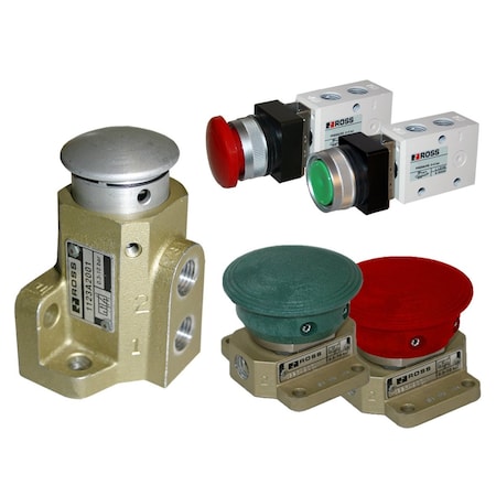 Ross Controls Palm & Push Button Valves 1121A2001