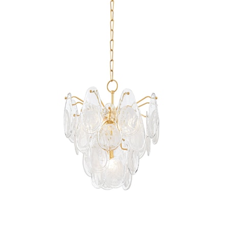 Hudson Valley Lighting Darcia 5 Light Chandelier 18 In. Aged Brass 8305-AGB