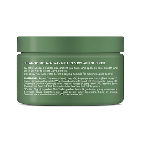 Shea Moisture Argan Oil and Shea Waves Pomade, 4 Ounce, 24PK 68343391