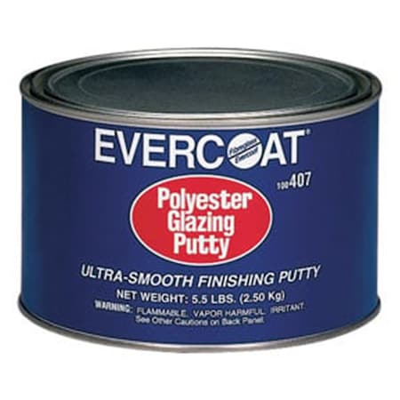 Fibre Glass-Evercoat Polyester Glazing Putty, 0.5-Gallon FIB-407