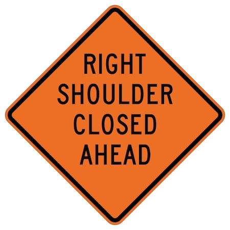 Sign Solutions Usa Traffic Sign, 48 in Width, Aluminum Sign, Diamond DUS06WZO4848W21-5bR