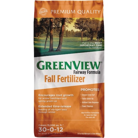 Greenview Fairway Formula 45 Lb. 15000 Sq. ' 30-0-12 Fall Fertilizer 2129857