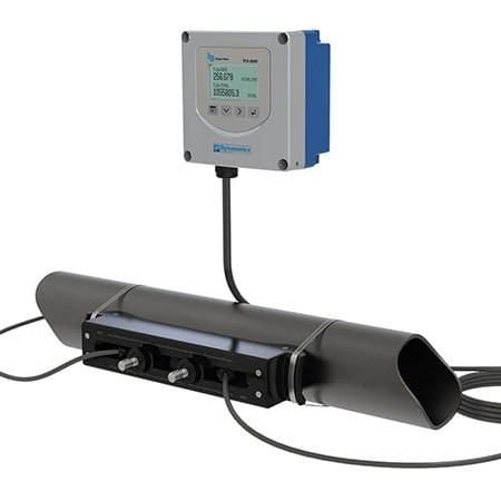 Omega Ultrasonic Flow Meter with Medium Pipe Easy Rail Transducers, Transit Time, Clean Fluids, Up to 40 DQ-G-KZ-R-S-AF-WW-S-XX-S-G-F