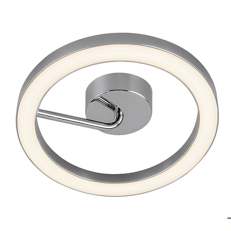 Afx One 18in LED Flush Mount - Polished Chrome ONEF18LAJUDPC