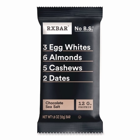 Rxbar Adult Bars, Chocolate Sea Salt, 1.83 oz Bar, 12PK CGO00430