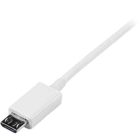 Startech.Com 1M WHITE MICRO USB CABLE - A TO MICRO B USBPAUB1MW