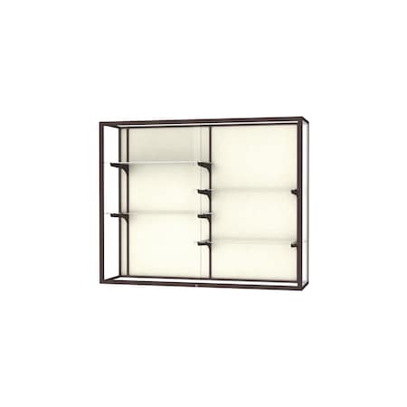Ghent Champion Wall Case Display 60x48x16, Plaque 2040-5-PB-BZ