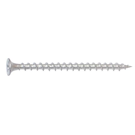 Midwest Fastener Deck Screw, #7 x 2-1/2 in, Steel, Flat Head, Phillips Drive M10518