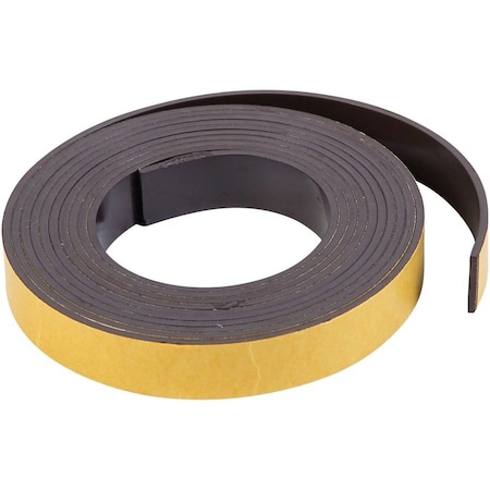 Mastervision MasterVision Flexible Adhesive Magnetic Strip Tape Roll, 0.5" x 7' FM2319