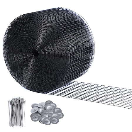 Edendirect 6 in. x 100 ft. PVC Coated Mesh with Stainless Steel Fasteners for Bird & Squirrel Proofing ED-X003Z9X662