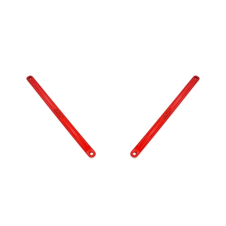 Hps Performance Front Billet Strut Bar Cross Brace, Red,  42-115R