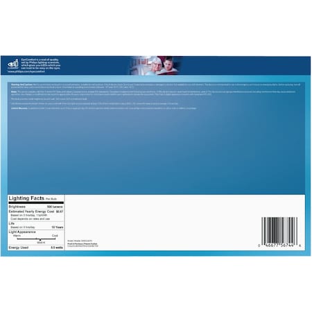 Signify 60W Equivalent Daylight G25 Medium Frosted LED Decorative Light Bulb, 3PK 567446