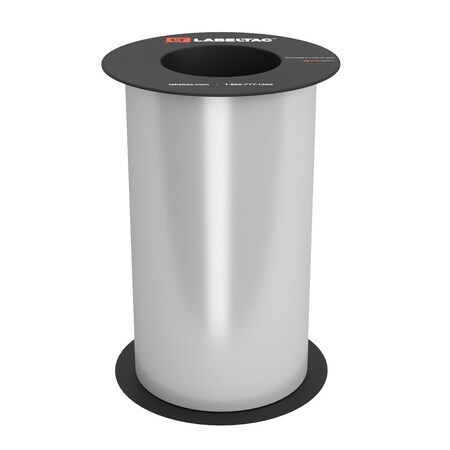 Labeltac Label Supply 9in x 75ft, Silver Gray LT914-C