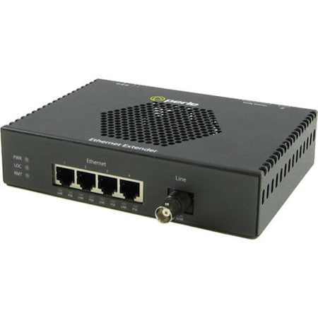 Perle Systems EXP-4S1110E-BNC 4X10/100/1000  BNC VDSL POE CPE LAN EXTENDER 06004744