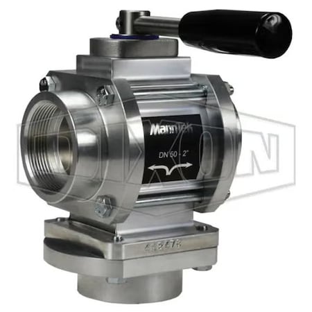Dixon 2 in ALUM 2-WAY BALL VALVE FULL FLOW FNPT, 2-WayBV200-SH 2WAYBV200-SH