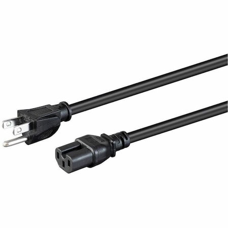 Monoprice Heavy Duty Power Cord - NEMA 5-15P to IEC 60320 C15_ 14AWG_ 15A/1875W_ 35115