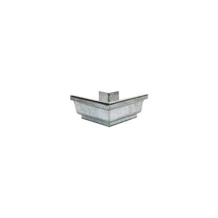 Amerimax Home Products Outside Miter 4in H X 7.5in W X 7.5in L Metallic Galvanized Steel K Metallic 15202
