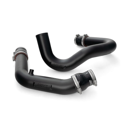 Hps Performance Intercooler Lower Hot Side and Cold Side Charge Pipe, Black,  17-152WB