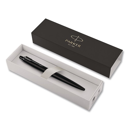 Parker Jotter XL Ballpoint Pen, Monochrome Collection, Retractable, Medium, Blue Ink, Matte Black Barrel 2122753