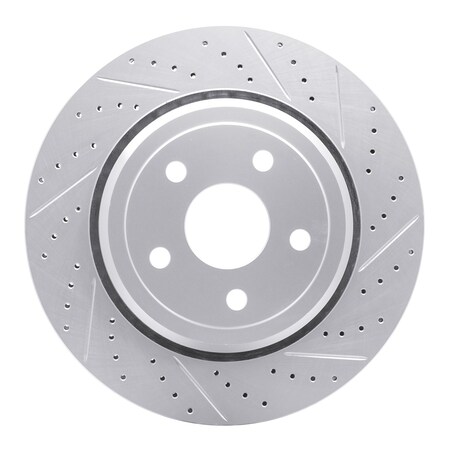 Dynamic Friction Co DFC Geoperformance Rotor - Drilled and Slotted 830-42008R