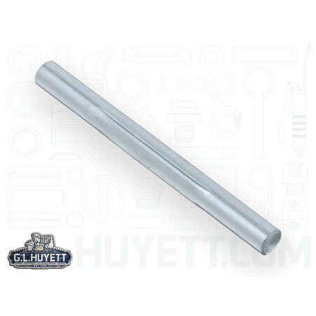Huyett Type E Grooved Pin, Zinc Plated Low Carbon Steel, 0.188 in Dia x 0.185 in Small End Dia x 2.000 in L GP-0187-2000-E