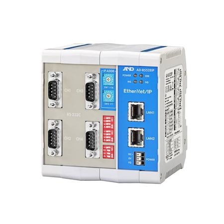A&D RS232 to Ethernet I/P Convertor AD-8552EIP